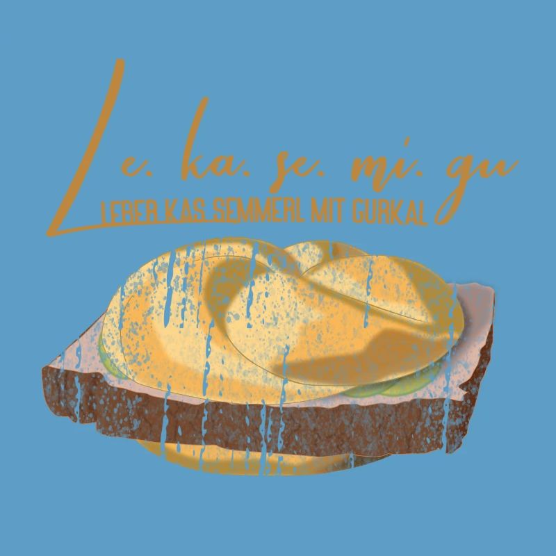 Leberkäs Semmerl avec cornichons – dialecte