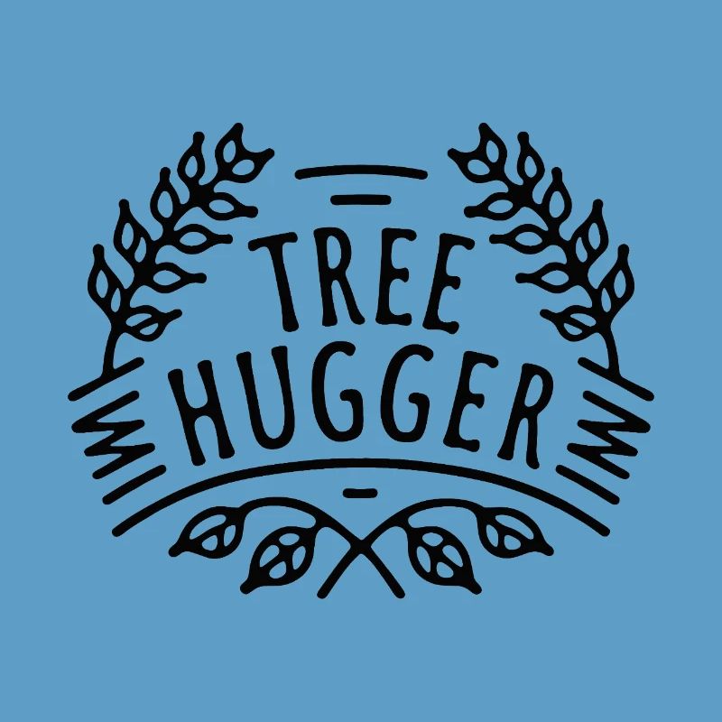 Tree hugger forest trees lover funny humor