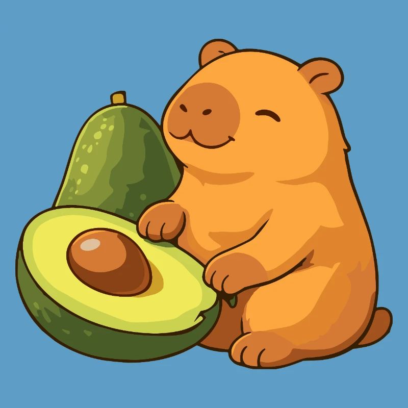 Capybara avec avocat