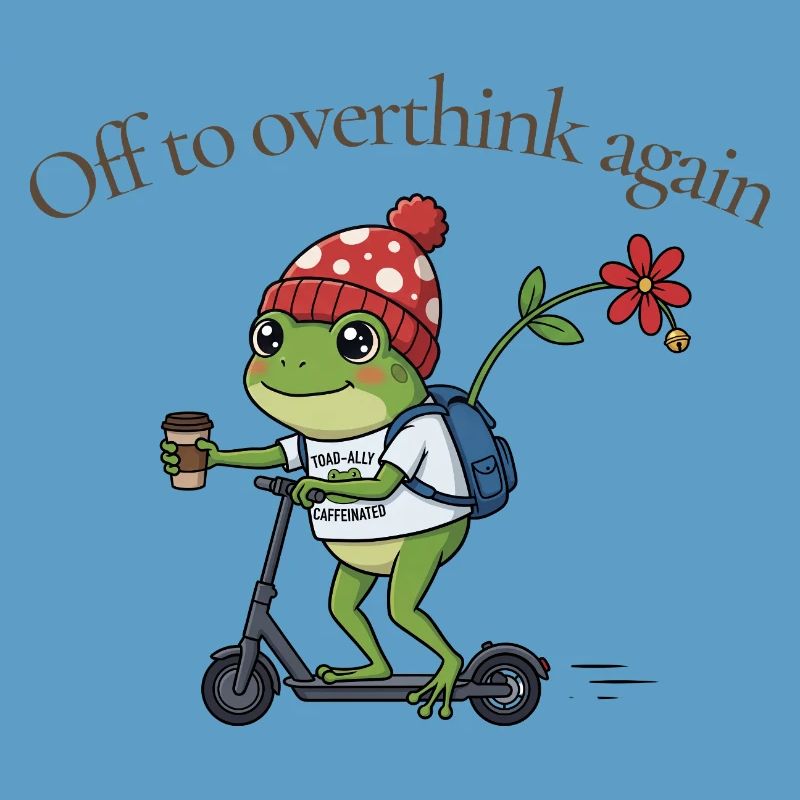 Toad-ally caffeinated Frosch