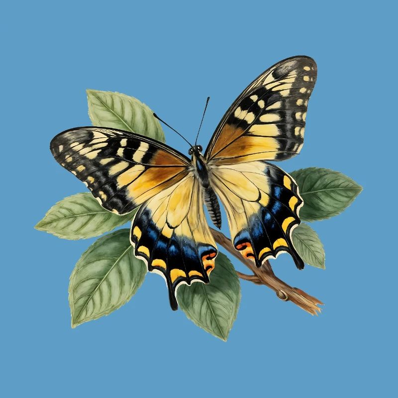 Schwalbenschwanz oder Große Haarsträhne, Papilio machaon