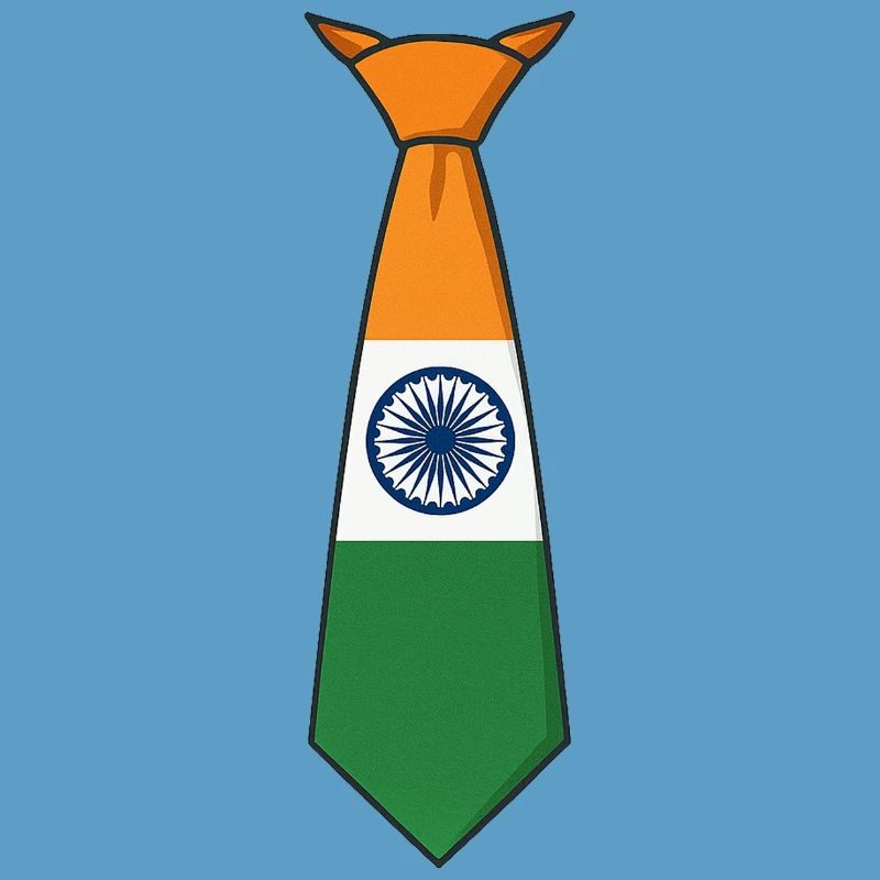 Cravate de l’Inde – Drapeau