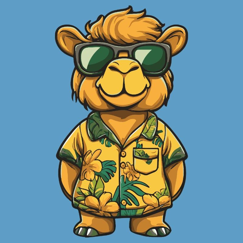 Kamel Comic Cool Sommer