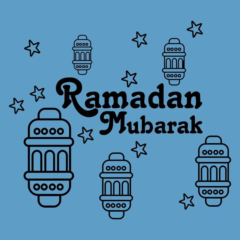 Ramadan Mubarak Lichter, Sternchen