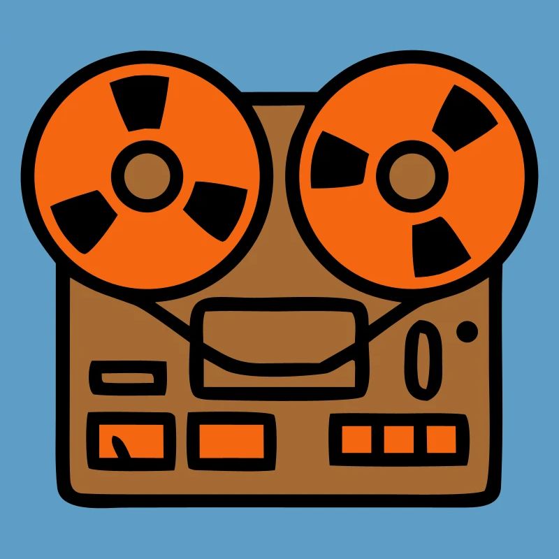 Audio Podcast Studio tape recorder