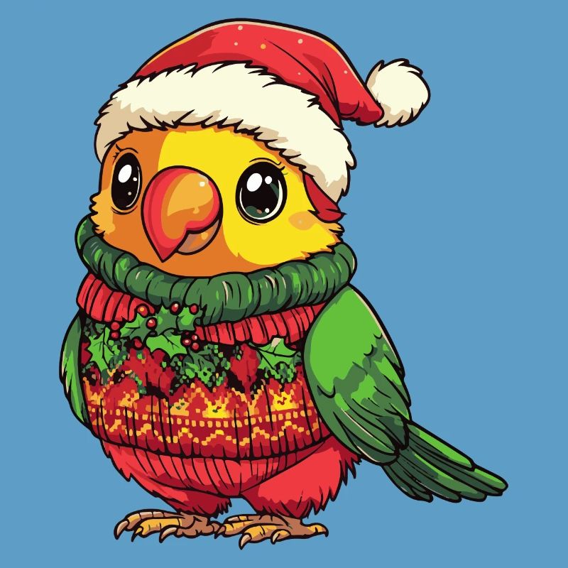 Parrot Christmas Comic