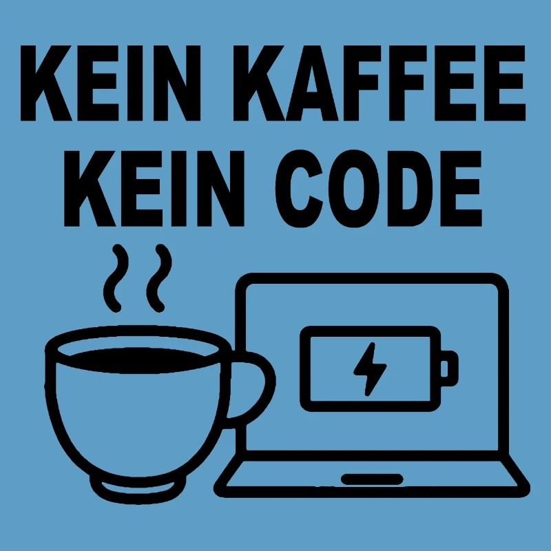 Kein Kaffee Kein Code – Funny Programmer Design