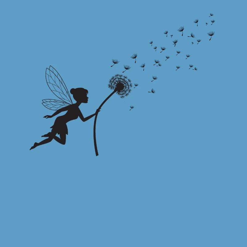 Conception de papillon Conception de pissenlit avec énonciation