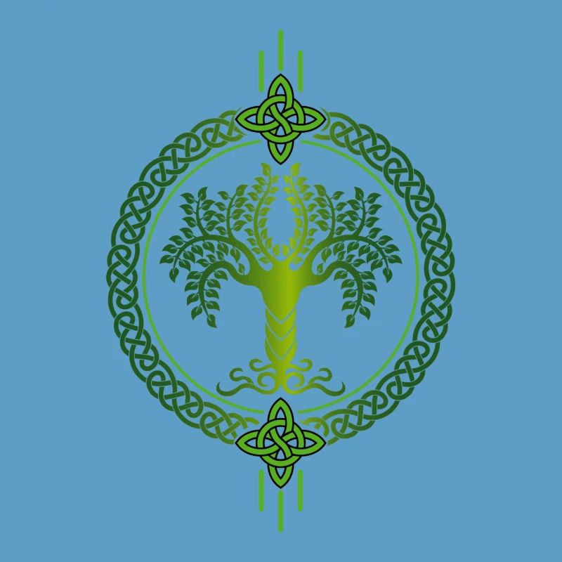 Lebensbaum, Lebensbaum, Keltisches symbol, Celtic,