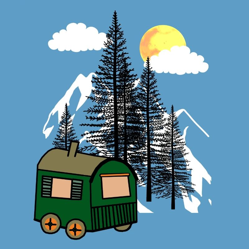 Construction trailer nature lovers eco nature exit flora