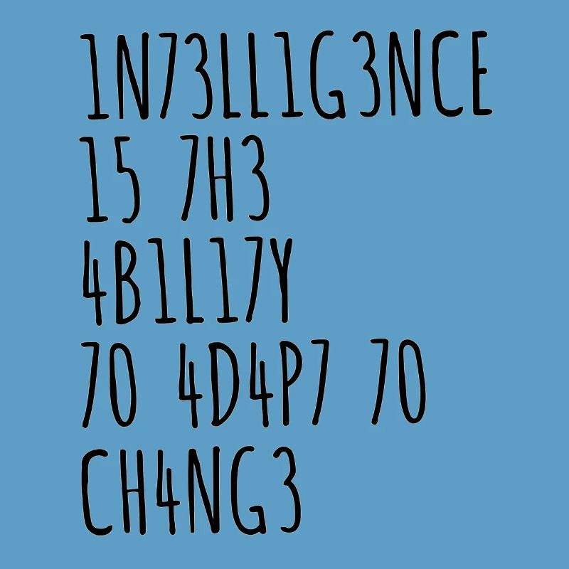 Intelligenz lustiger Spruch