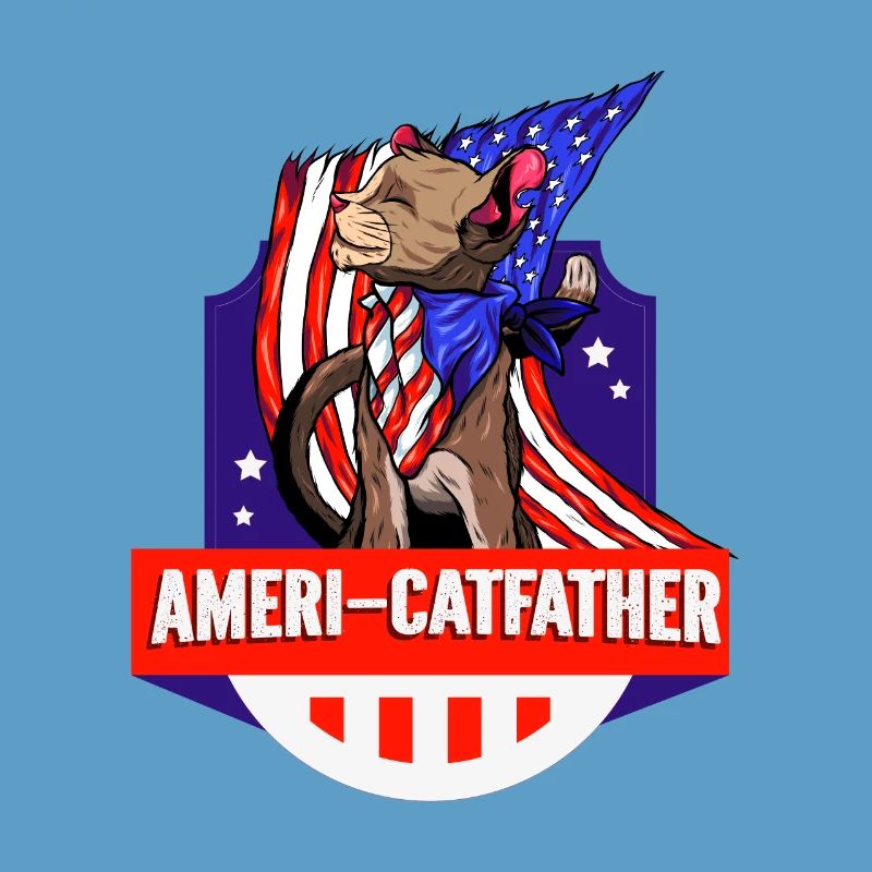 Ameri-catfather 4 juillet Jour de l’indépendance