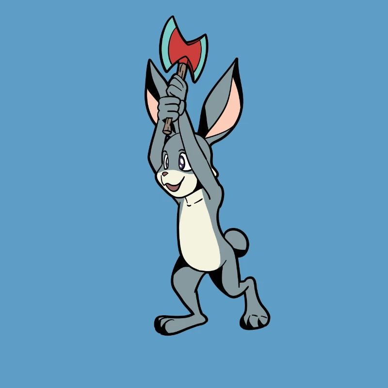 Axe Throwing Rabbit - Axe Throwing
