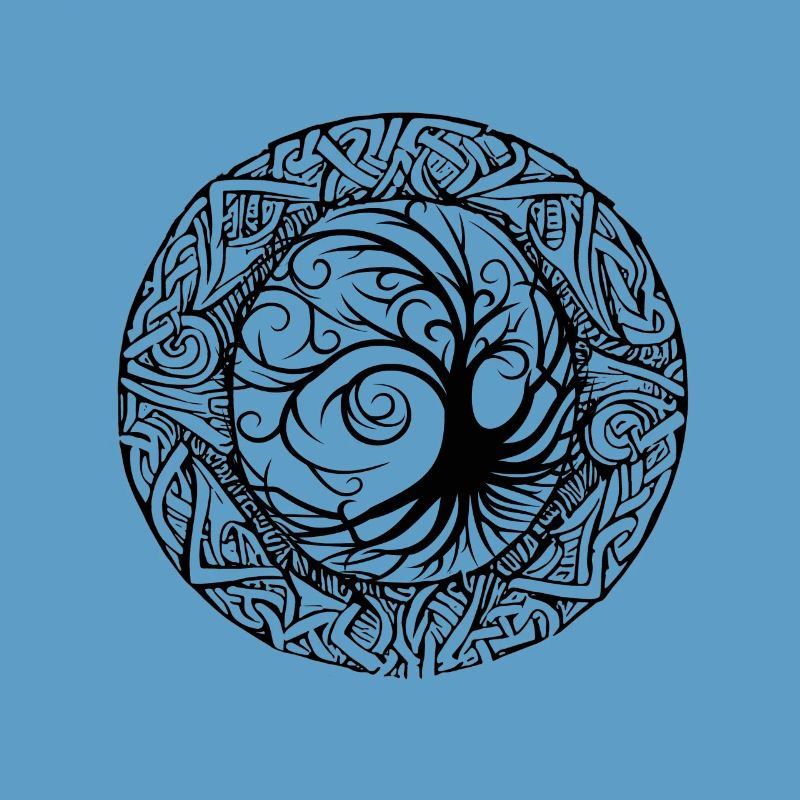 Celtic Ireland Celtic Knot Pattern Tree