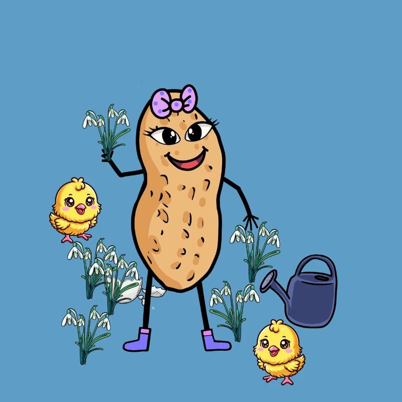 Peanut Spring Easter Chick Snowdrop