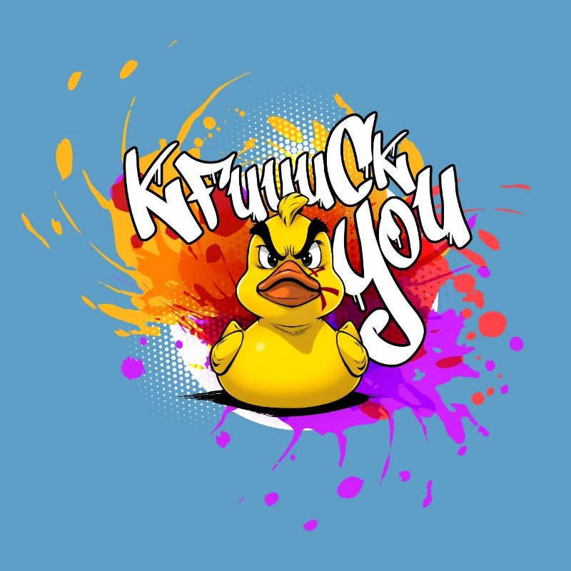 Graffiti Duck: Eine Explosion der Farben