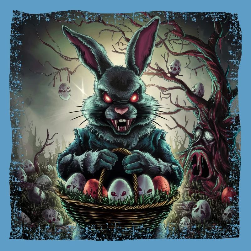 Horror Easter Bunny & Zombie Easter Eggs