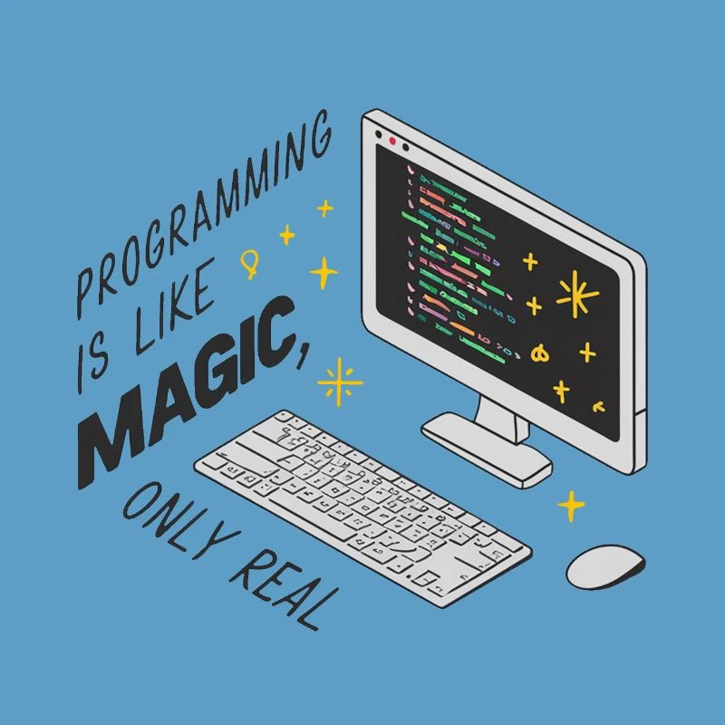 Programming is like magic, only real.