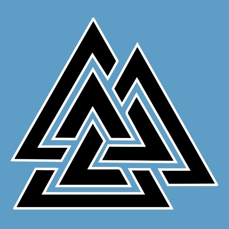 Triangular intertwined pattern