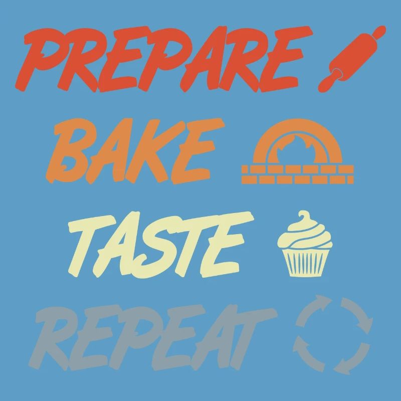 Préparer Cuire Goûter Répéter
