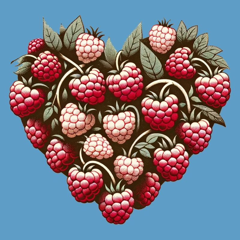 Raspberry Heart Pattern