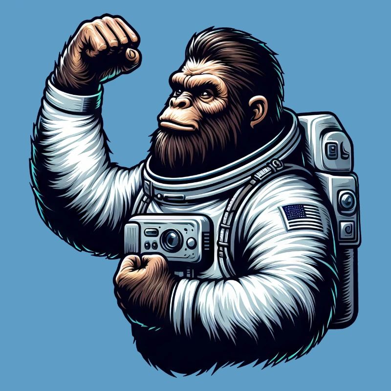 Astronaut Monkey Chimpanzee Gorilla