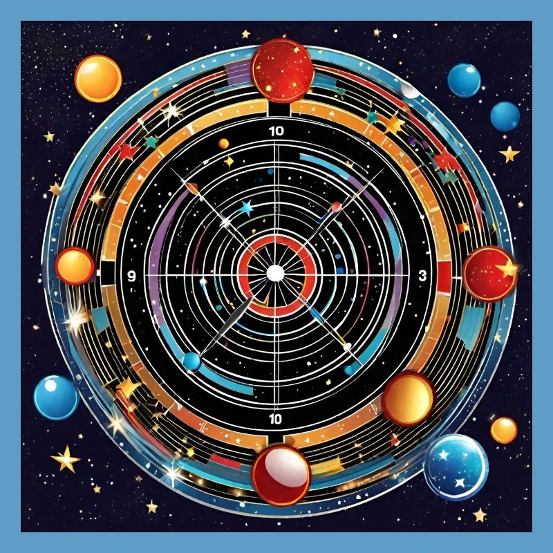 Précision planétaire - Jeu de fléchettes Galaxy