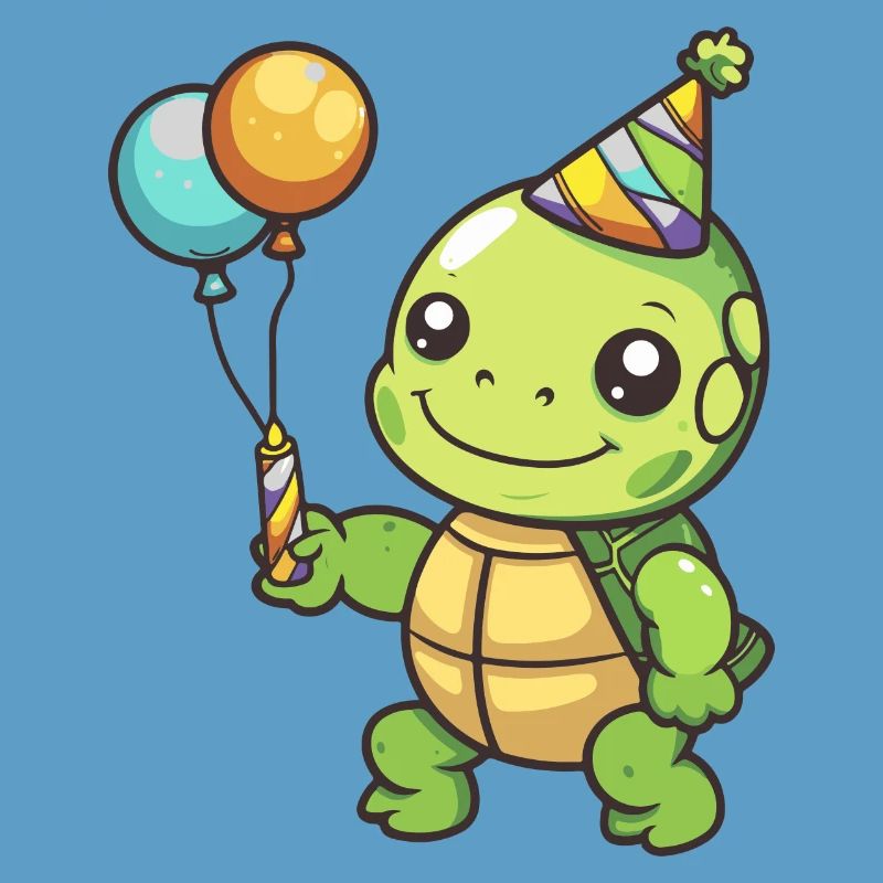 Turtle Birthday Comic