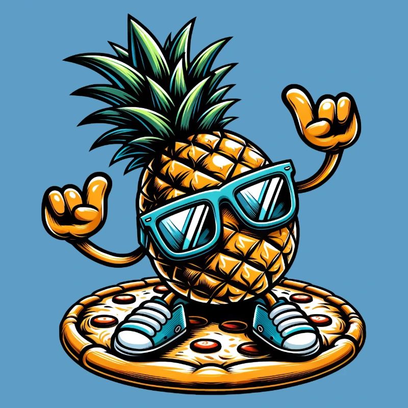 Cool Pineapple Pizza
