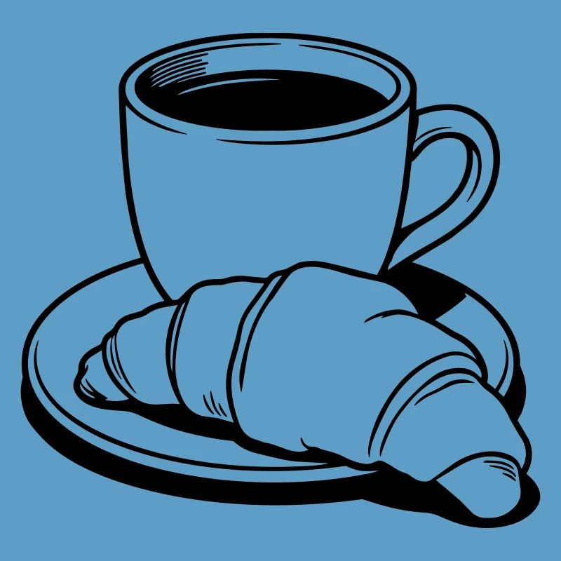 Kaffeecroissant