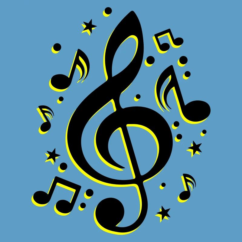 Musical Notes clef icon