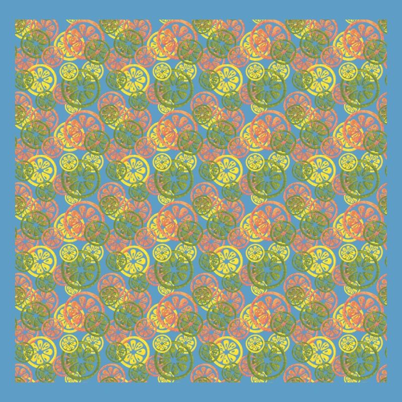 Fruit Lemon Orange Pattern