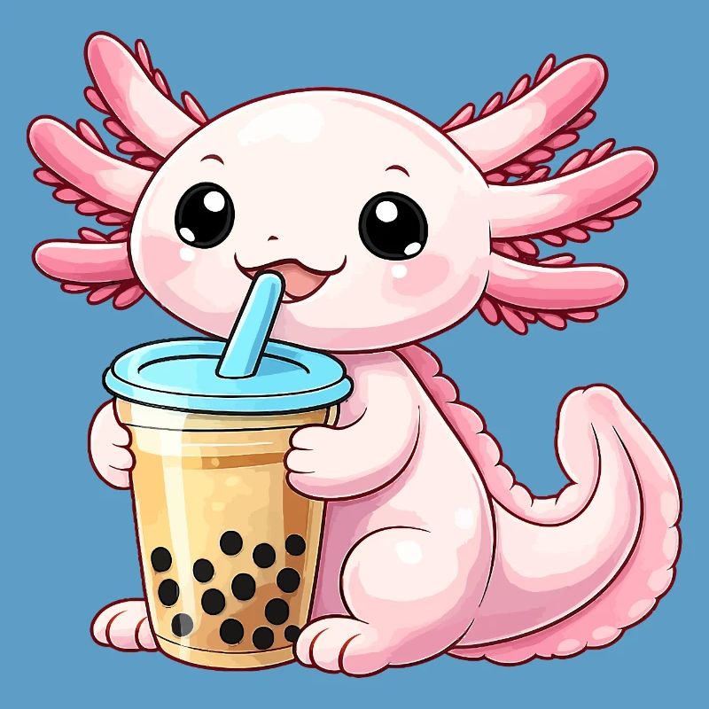 Bubble Tea Dragon Charm