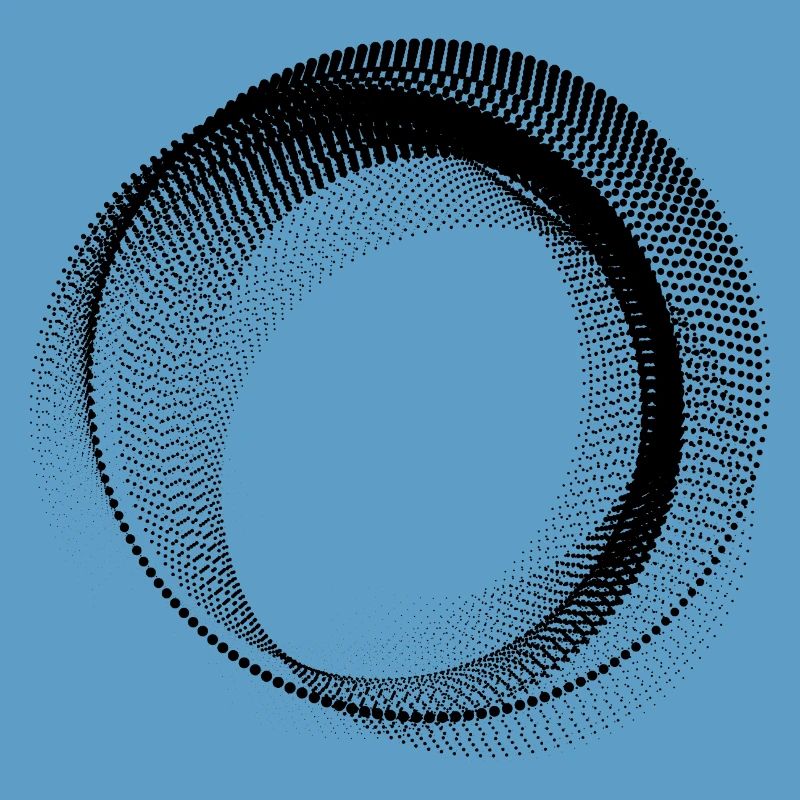 abstract circular shape