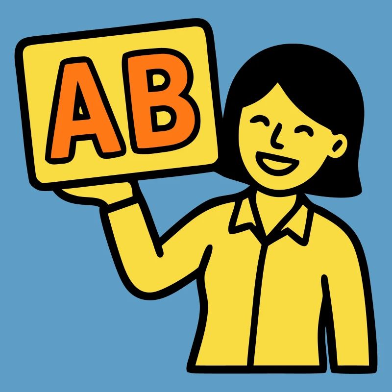 Lehrerin Grundschule ABC Vektor