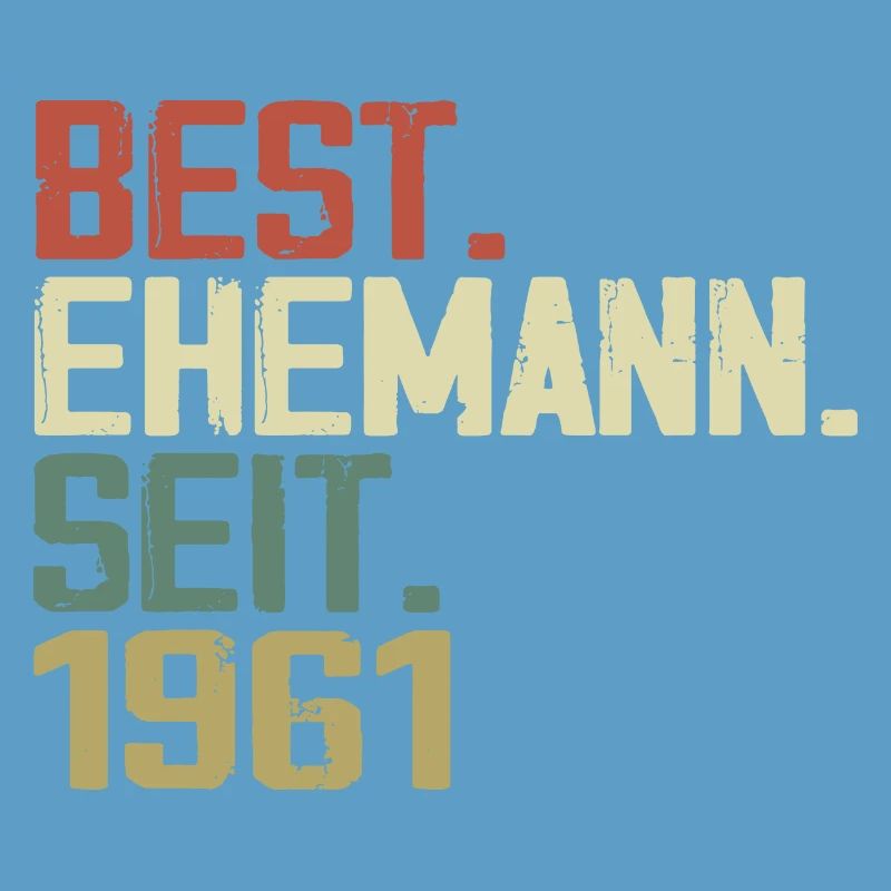 Best Ehemann Seit 1961 Geburtstagsgeschenk 1961