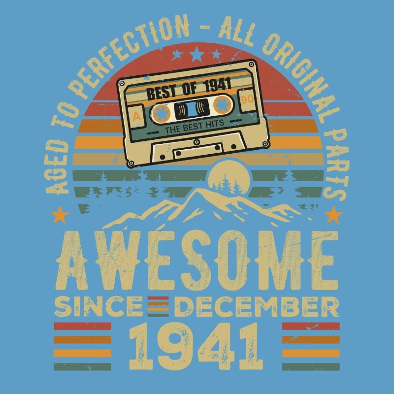 December 1941 Gift - Awesome Since December 1941