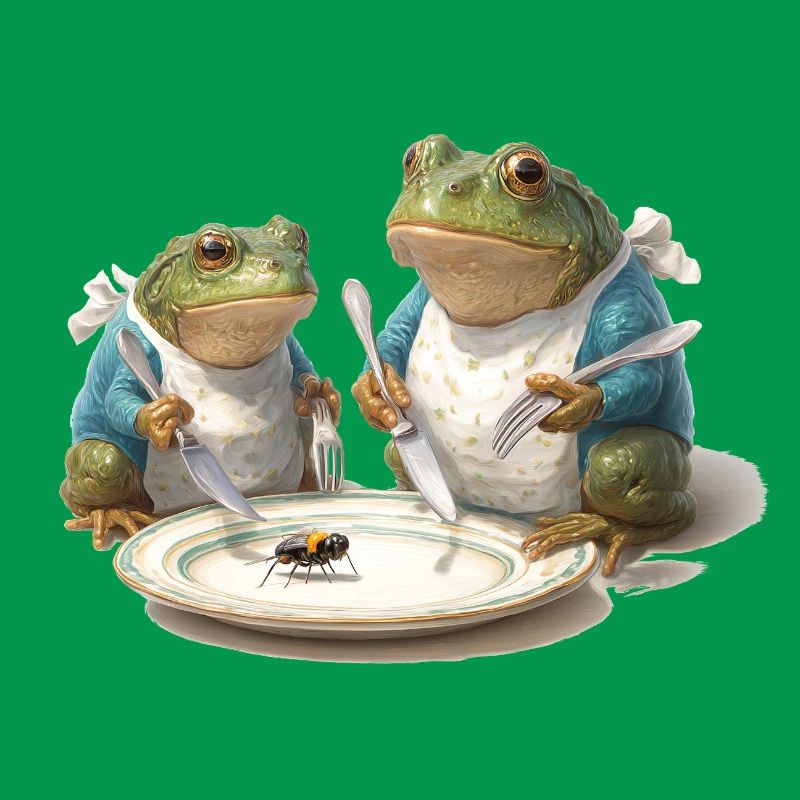 Frog Dinner: Fly on a Plate