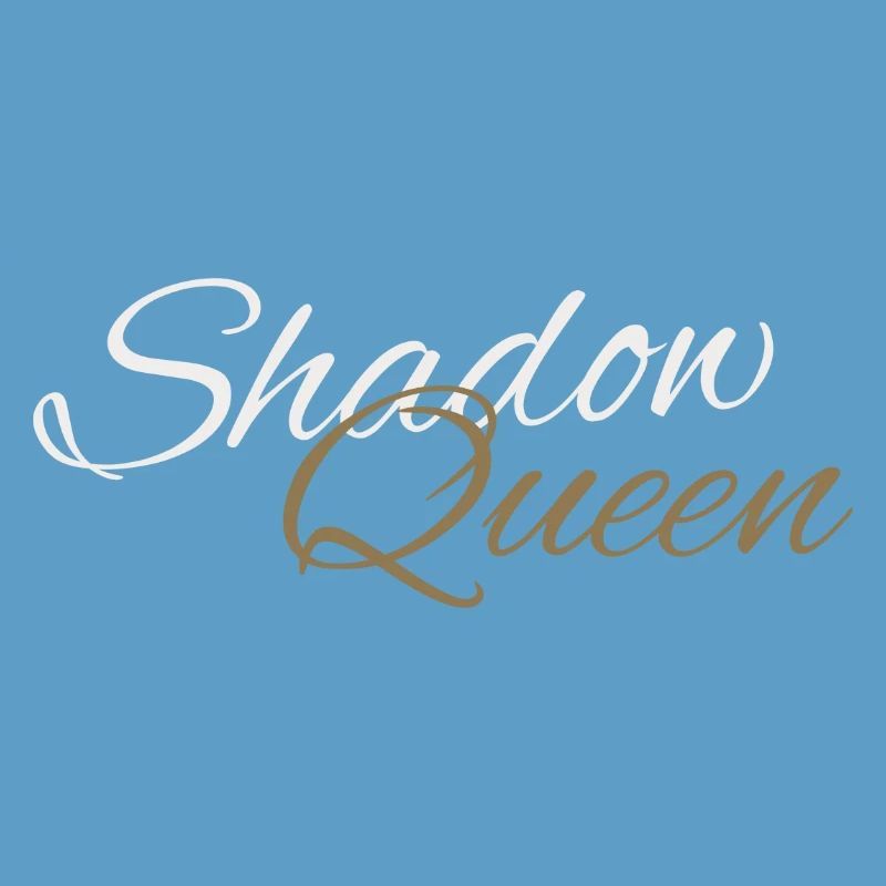 Shadow Queen Golden Cursive Script