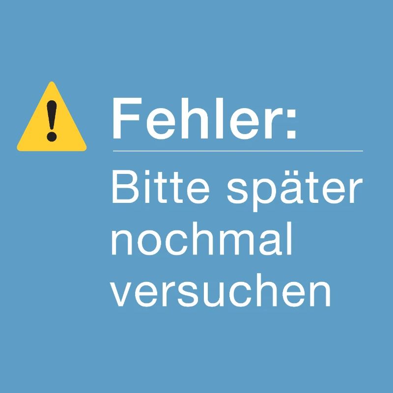 Fehler: Bitte noch einmal versuchen Informatik