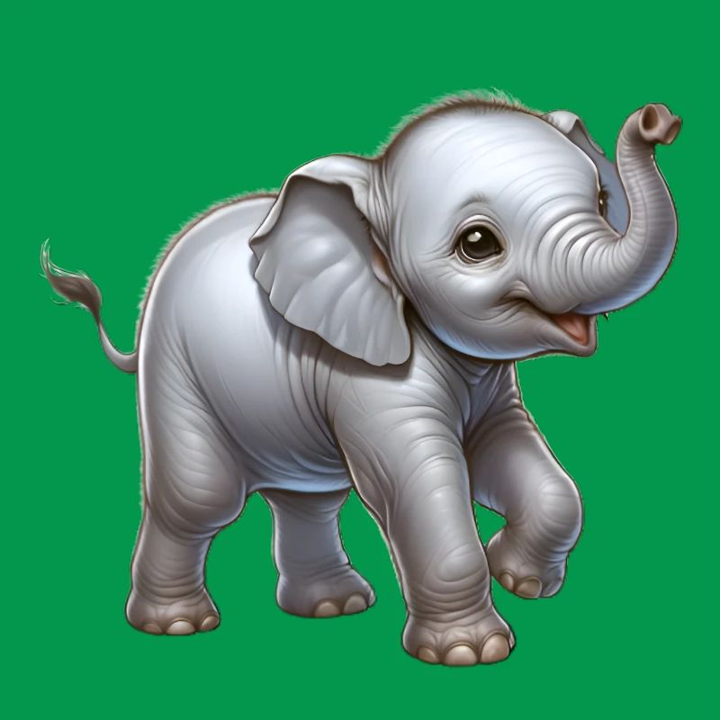 Conception d’éléphant mignon (bébé éléphant)
