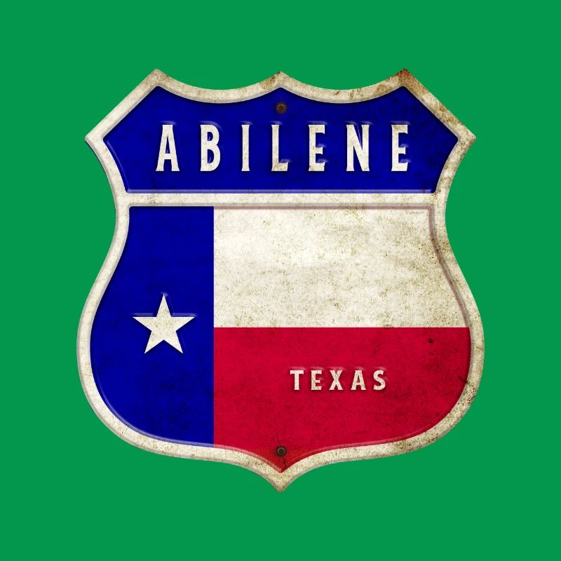 Abilene Texas crest flags design
