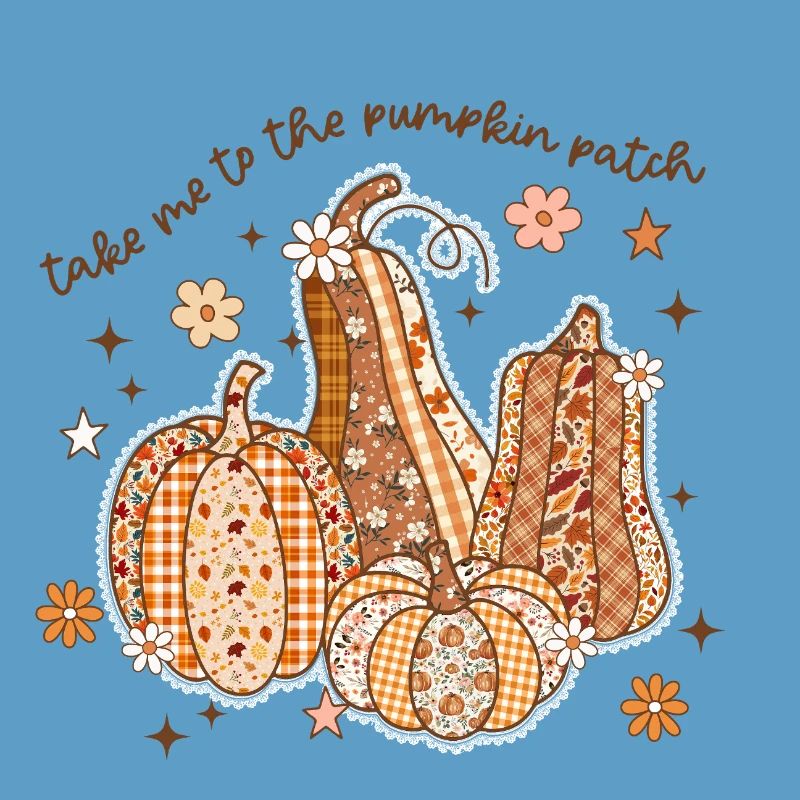 Patchwork Kürbis Patch