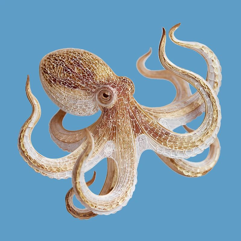 Octopus Net Pattern – Maritime Style