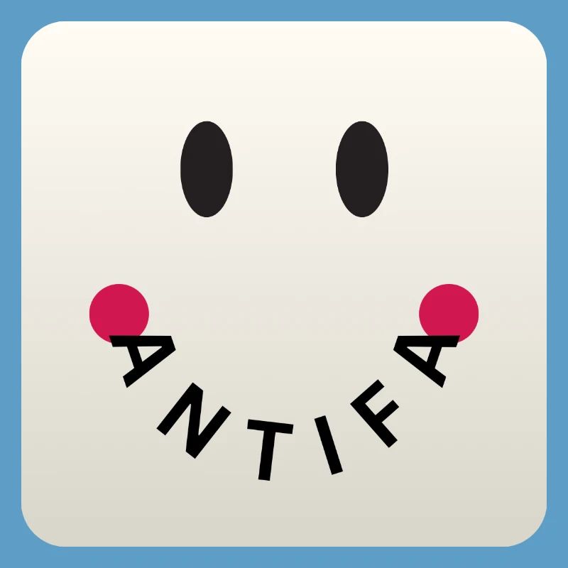 Friendly Antifa Greige | Gradient Design Smile