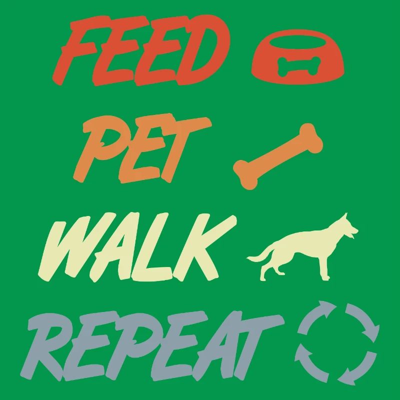 Feeding, petting, performing, repeating