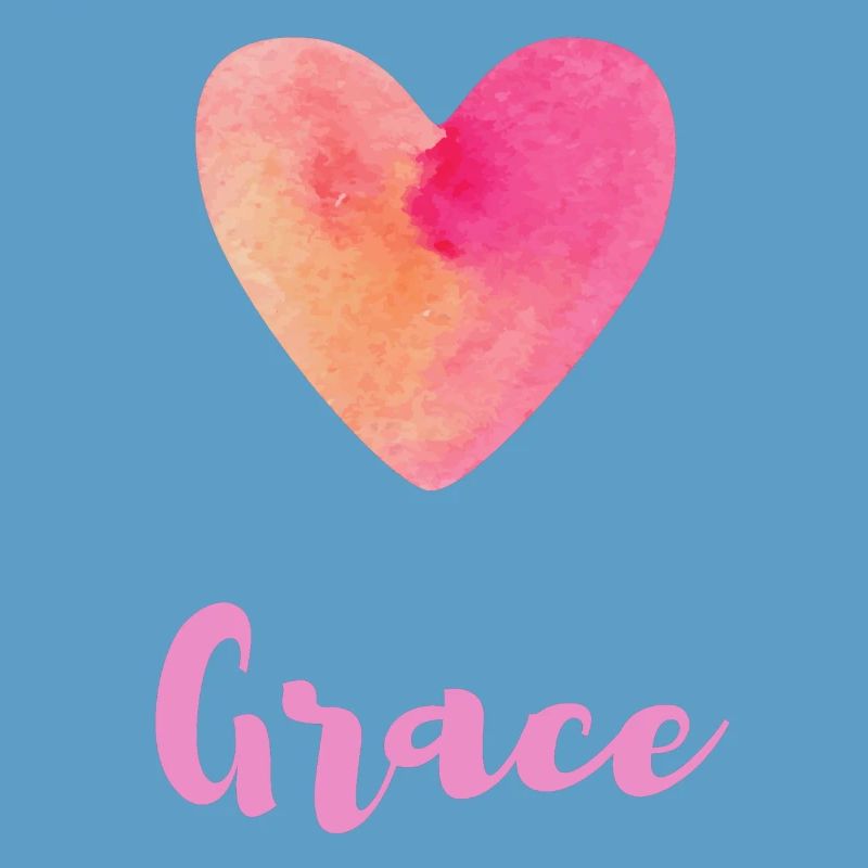 Grace Rosa Herz Mädchen Aesthetic Geschenk Tee