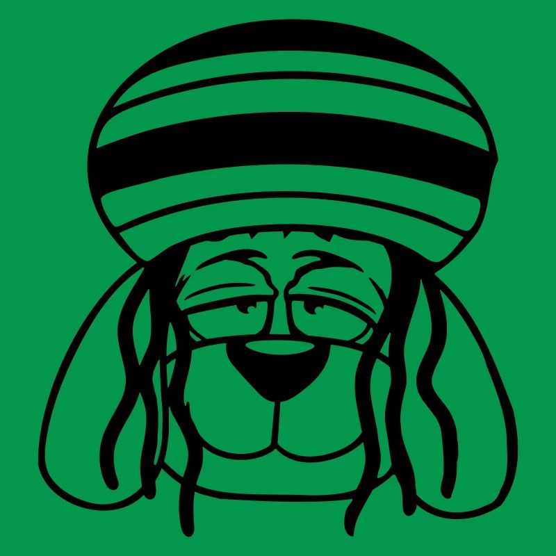 Dog Reggae Dreadlocks Hat Chill Relaxed Cool