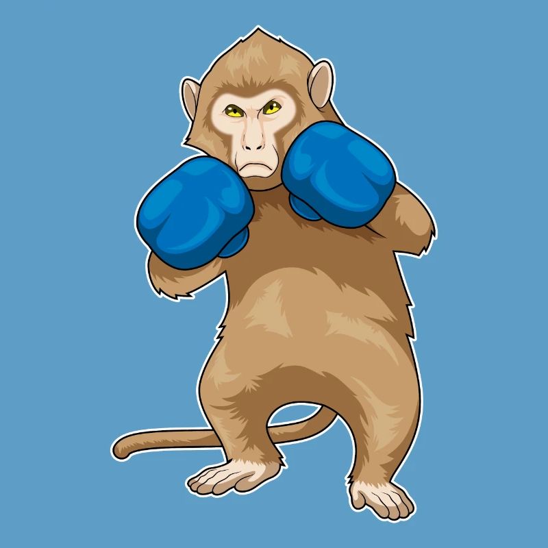 Monkey Boxer Gants de boxe Boxe Boxe