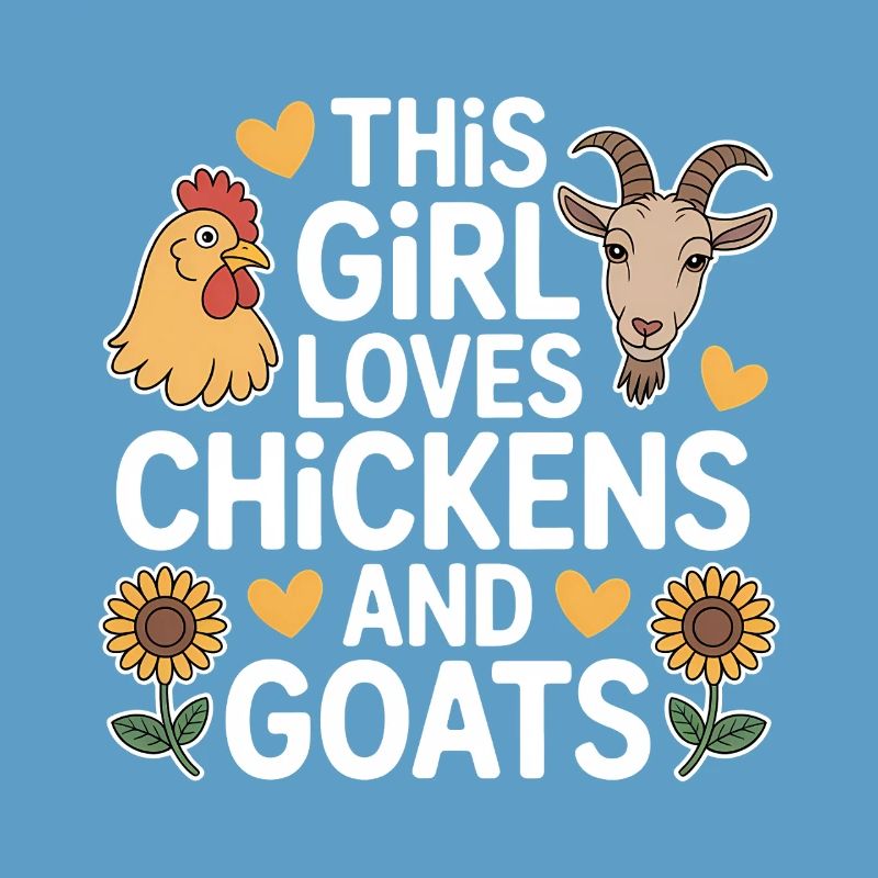 Chickens Goats Saying Chicken Funny Chickens Gift